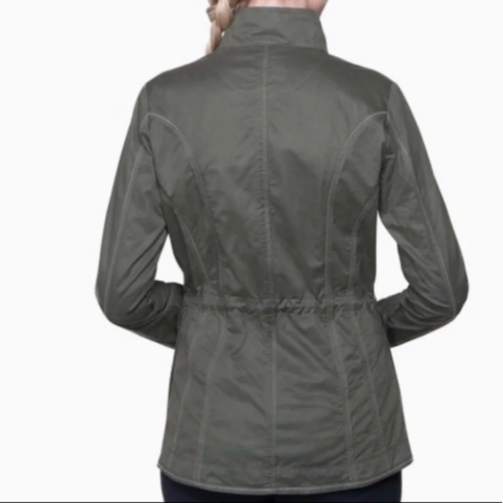 Kuhl Luna Gray Zipper and Button Up Jacket Size XS